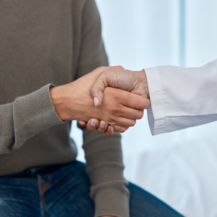 Händeschütteln – Vertrauen